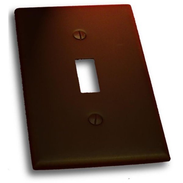 D & H Distributing Single Toggle Switch Plate, Venetian Bronze MA1619917